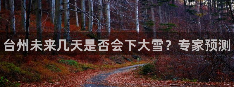 赢彩网3登陆：台州未来几天是否会下大雪？专家预测