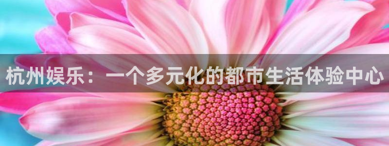 赢彩网3官网登录：杭州娱乐：一个多元化的都市生活体验中心